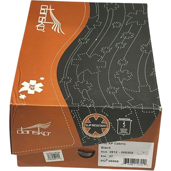 DANSKO XP Cabrio Womens Black Leather Clog Shoes Sz EUR 37 Workwear US 6.5-7 - Picture 3 of 15